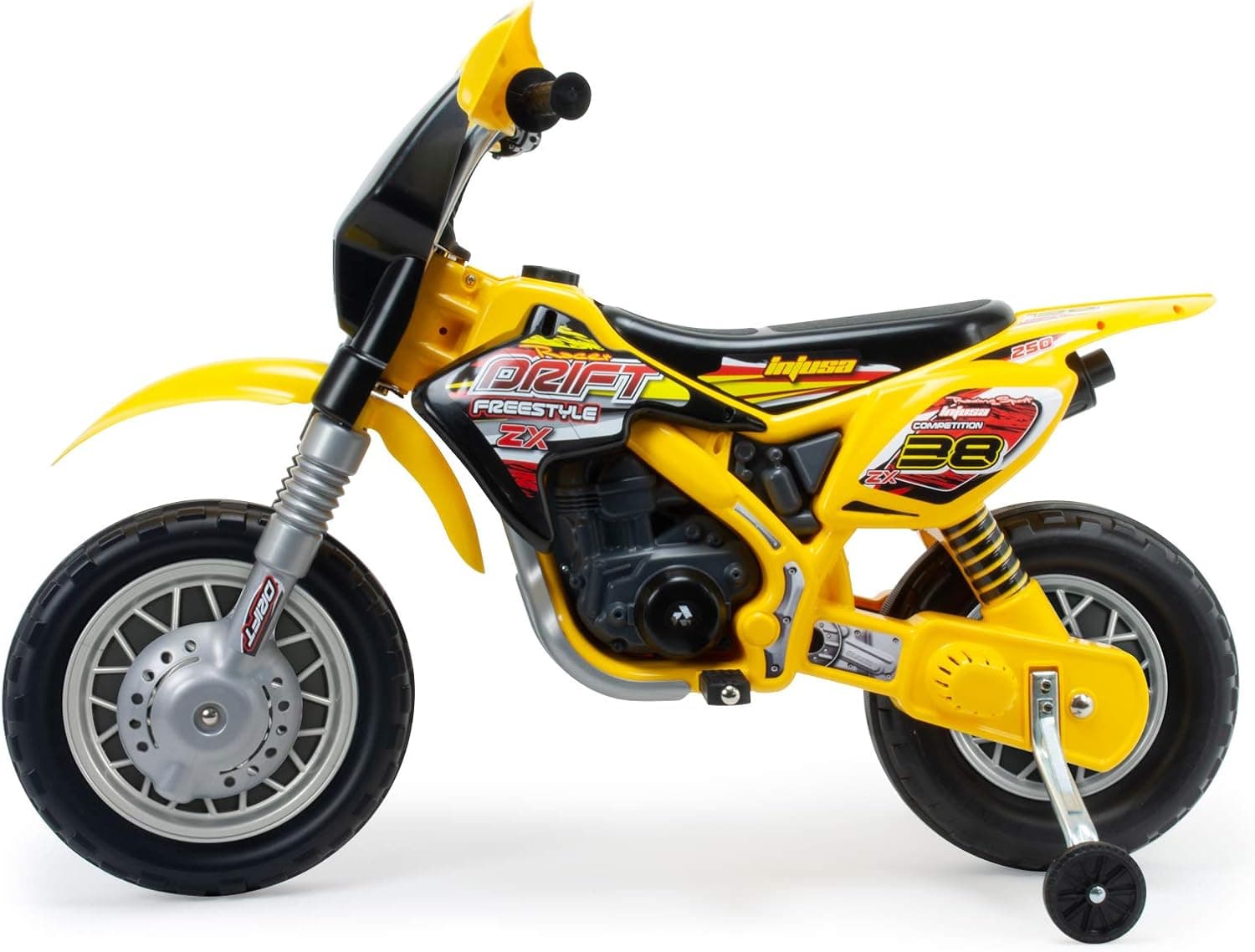 Motocross bike (yellow), view 2