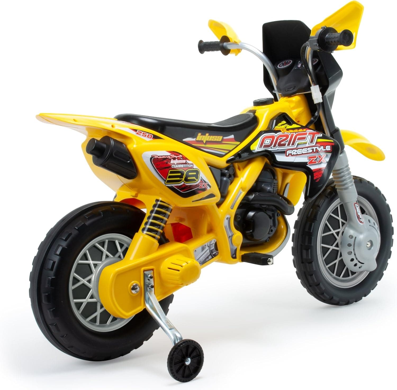 Motocross bike (yellow), view 3