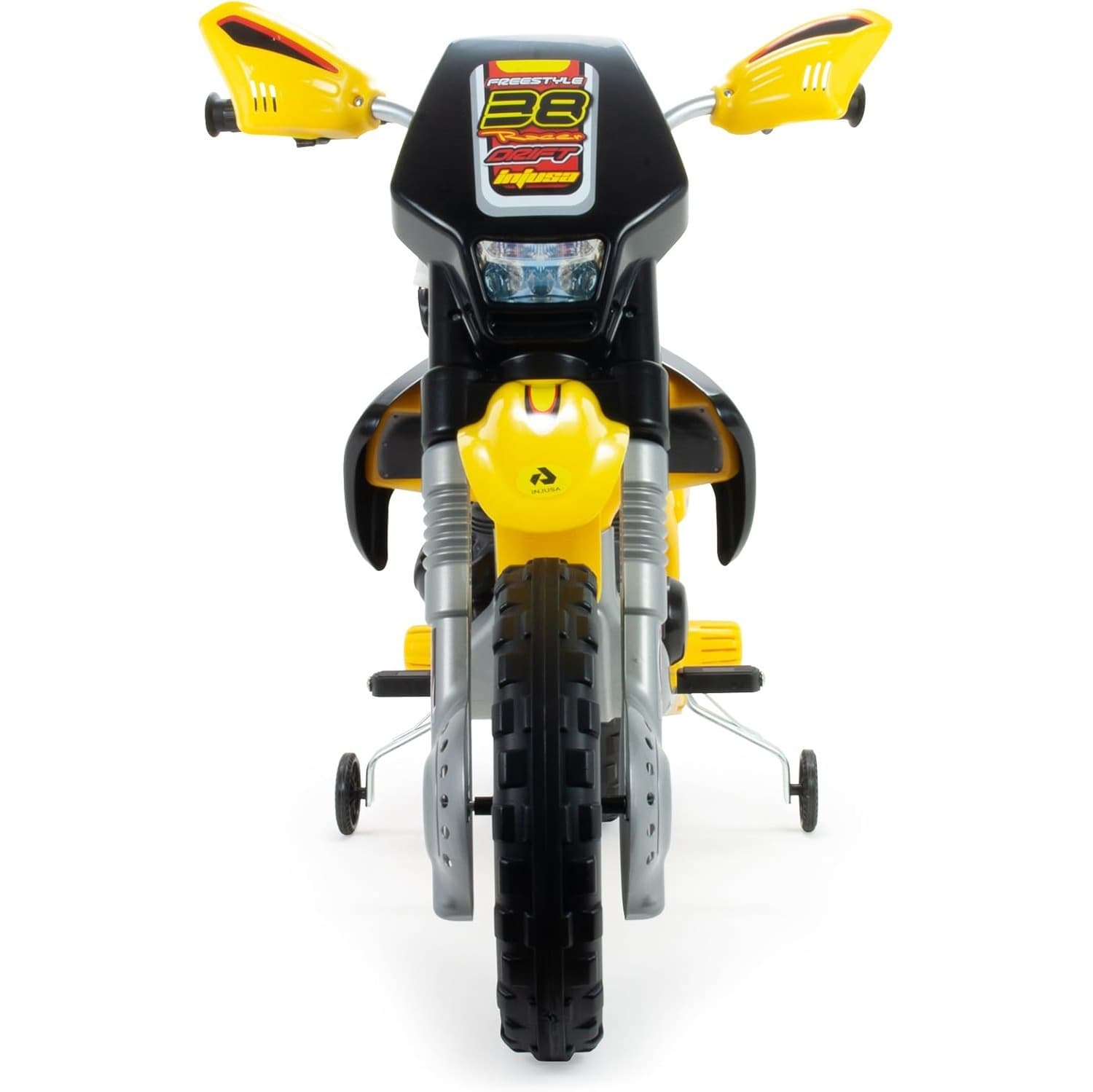 Motocross bike (yellow), view 4